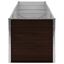 vidaXL Arriate de jardín de acero galvanizado marrón 480x80x77 cm, , large indicador imagen numero 9