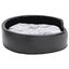 VidaXL Cama Color Negro y Gris Con Cojín para perros y gatos, , large indicador imagen numero 8