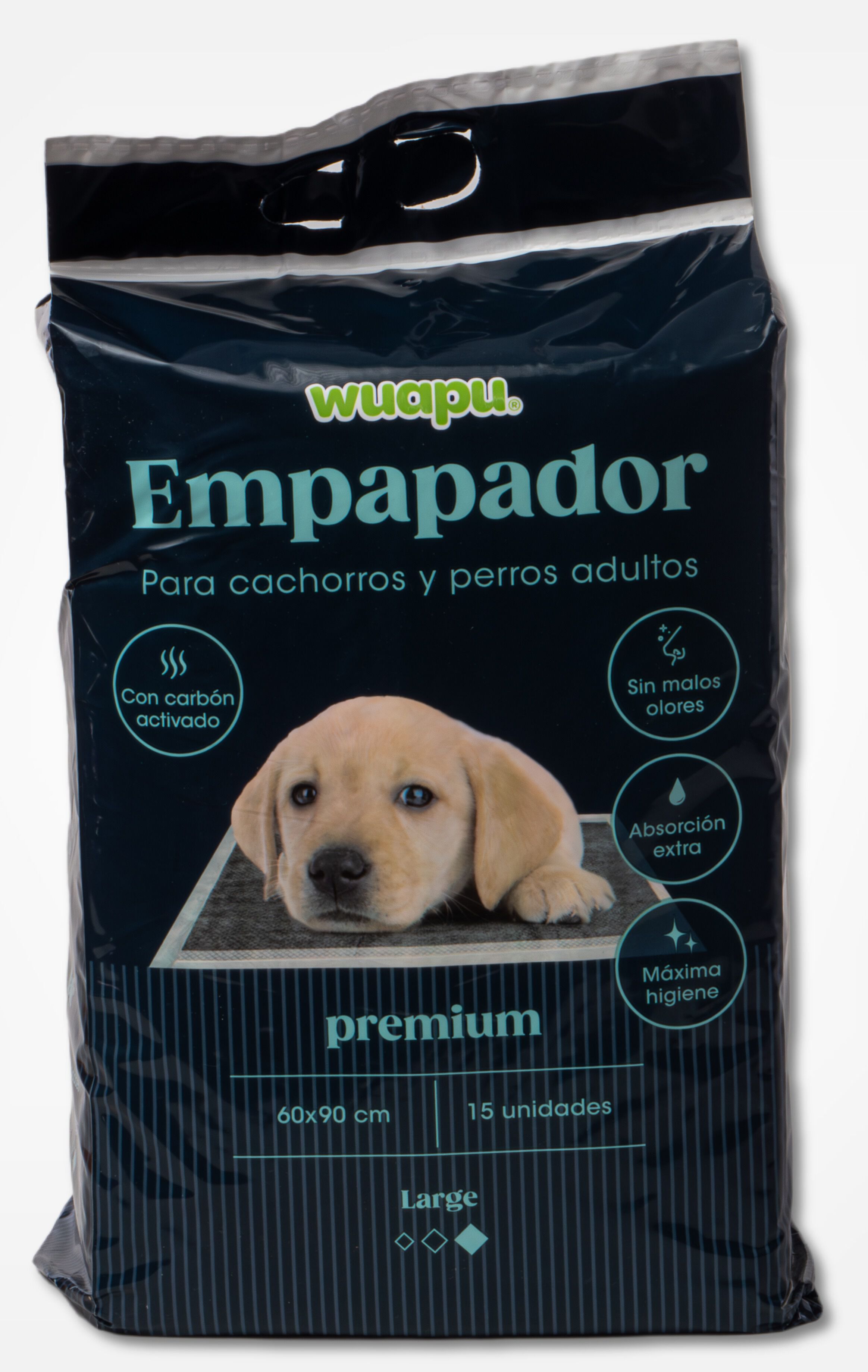 WUAPU 15 EMPAPADORES M 60x60 C/CARBON, , large Imagen numero 1