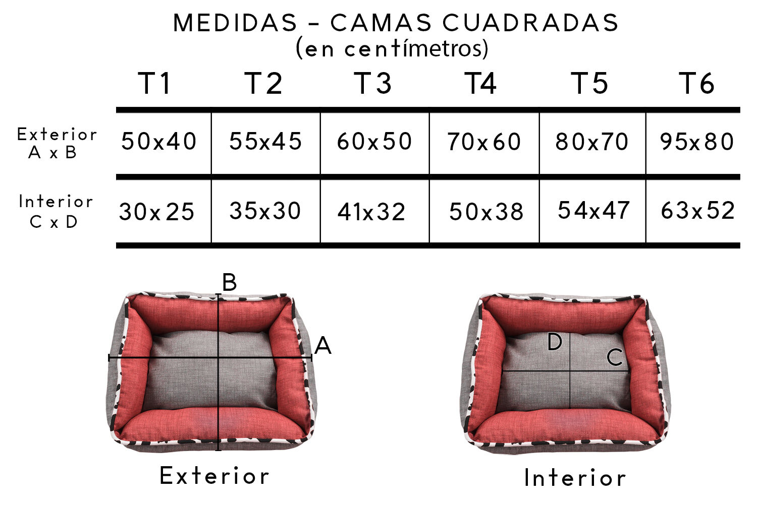 Cama Cuna Cuadrada T1 50x40 Periodicos, , large Imagen numero 4
