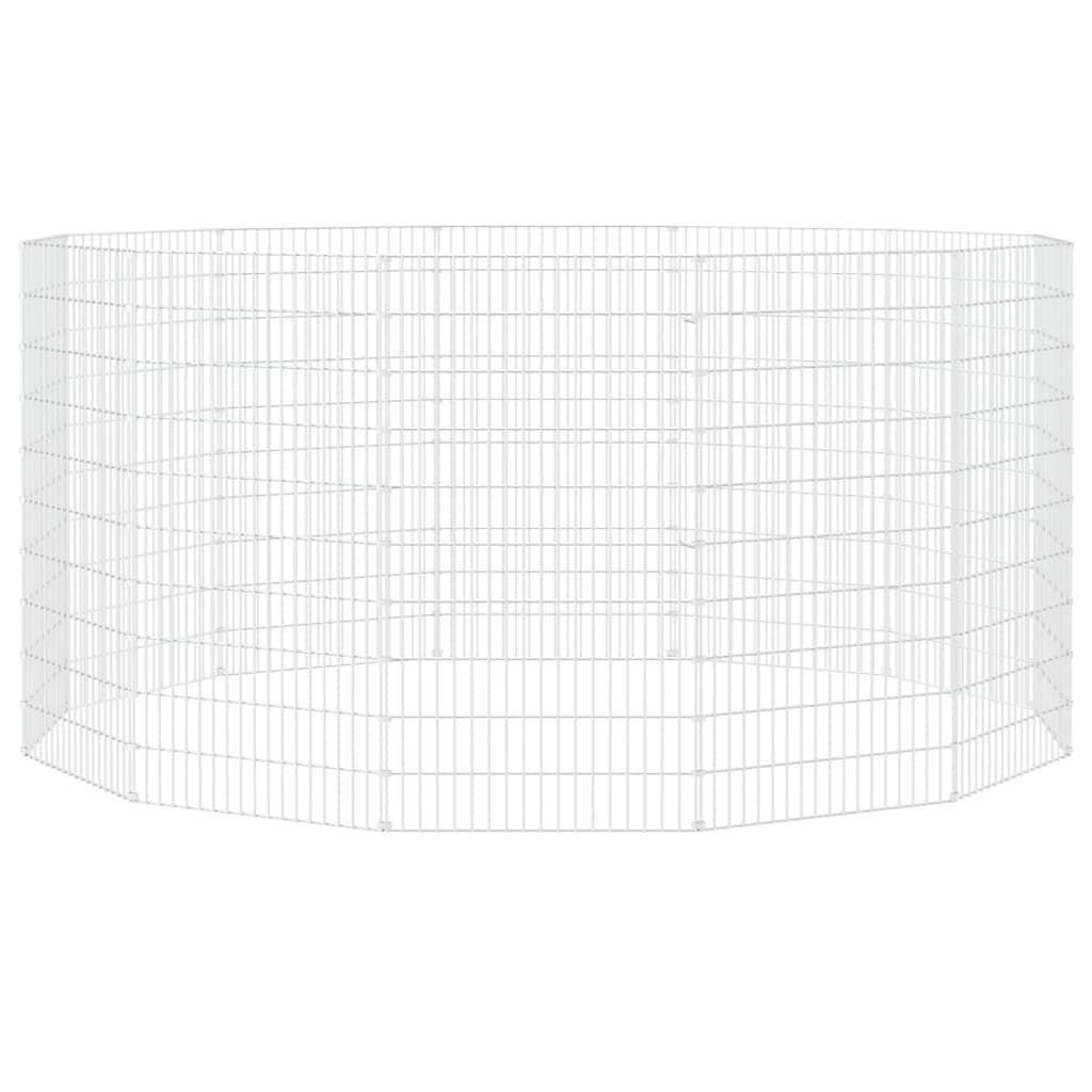 VidaXL Jaula resistente blanca para conejos y roedores thumbnail