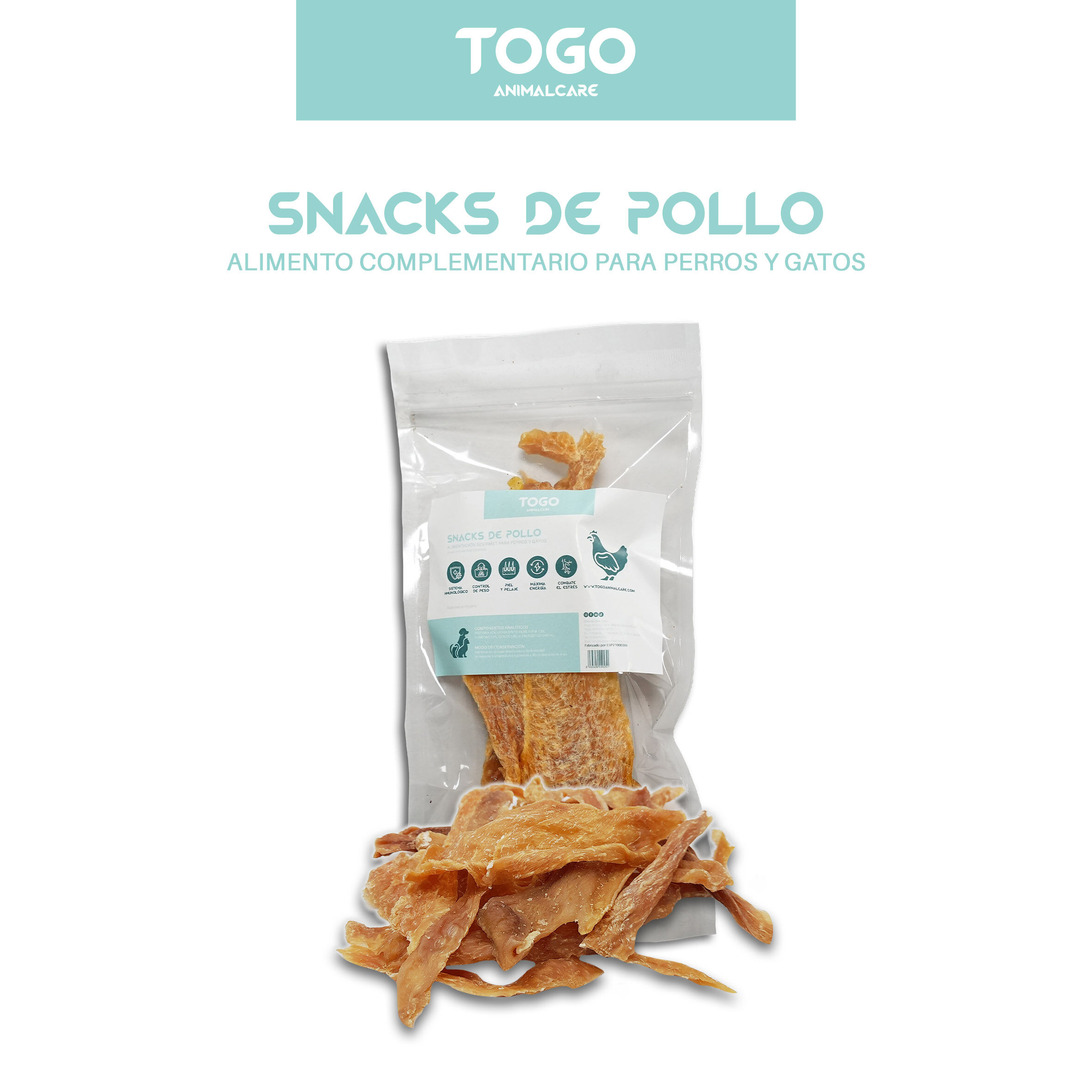 Tiras de Pollo Togo Animal Care | Snacks Naturales, , large Imagen numero 4