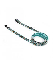 CaponeTheDog Dogs Correa azul con estampado para perros