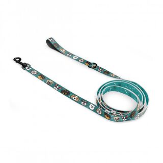 CaponeTheDog Dogs Correa azul con estampado para perros