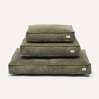 CAFIDE Cama pana CUADRA verde para perro
