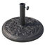 Outsunny Base para Sombrilla de Jardín de 9 kg Soporte de Parasol Redondo de Resina para Postes de 38mm/48mm Ø45,5x31 cm Bronce, , large indicador imagen numero 1