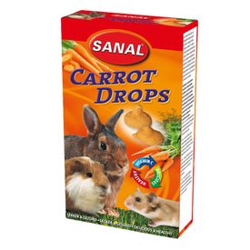 Sanal Snack de zanahoria DROPS CARROT para roedores