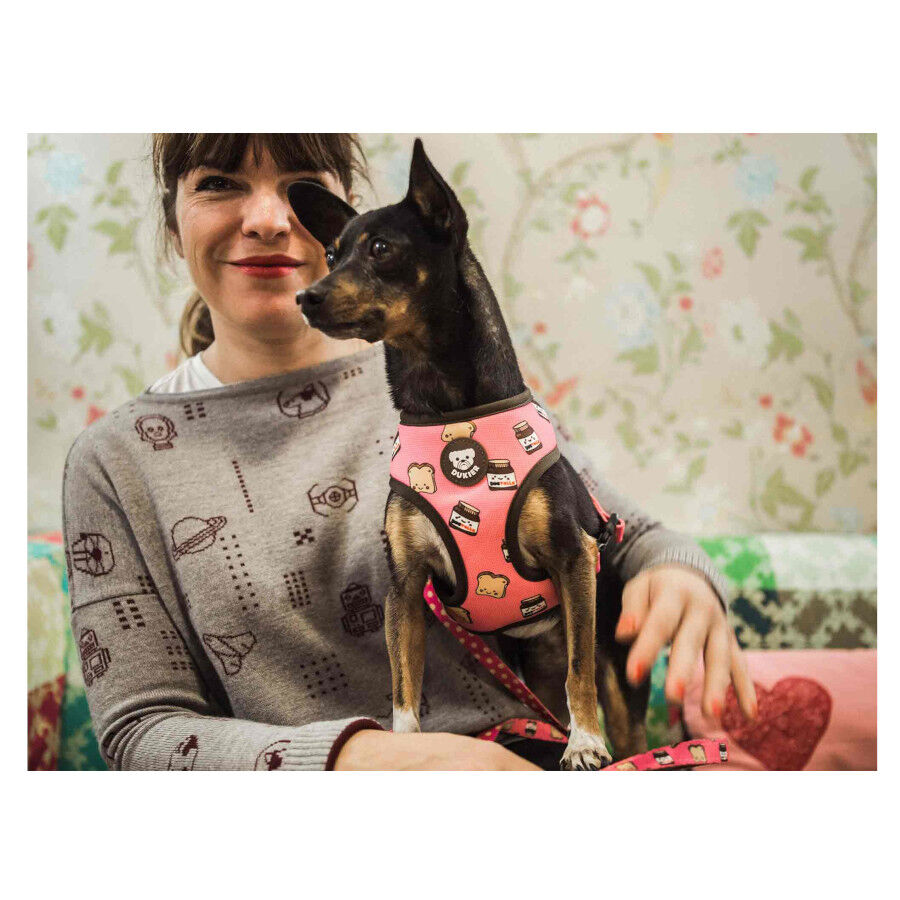 Dukier Dogtella Arnés Reversible Estampado Nutella para perros thumbnail