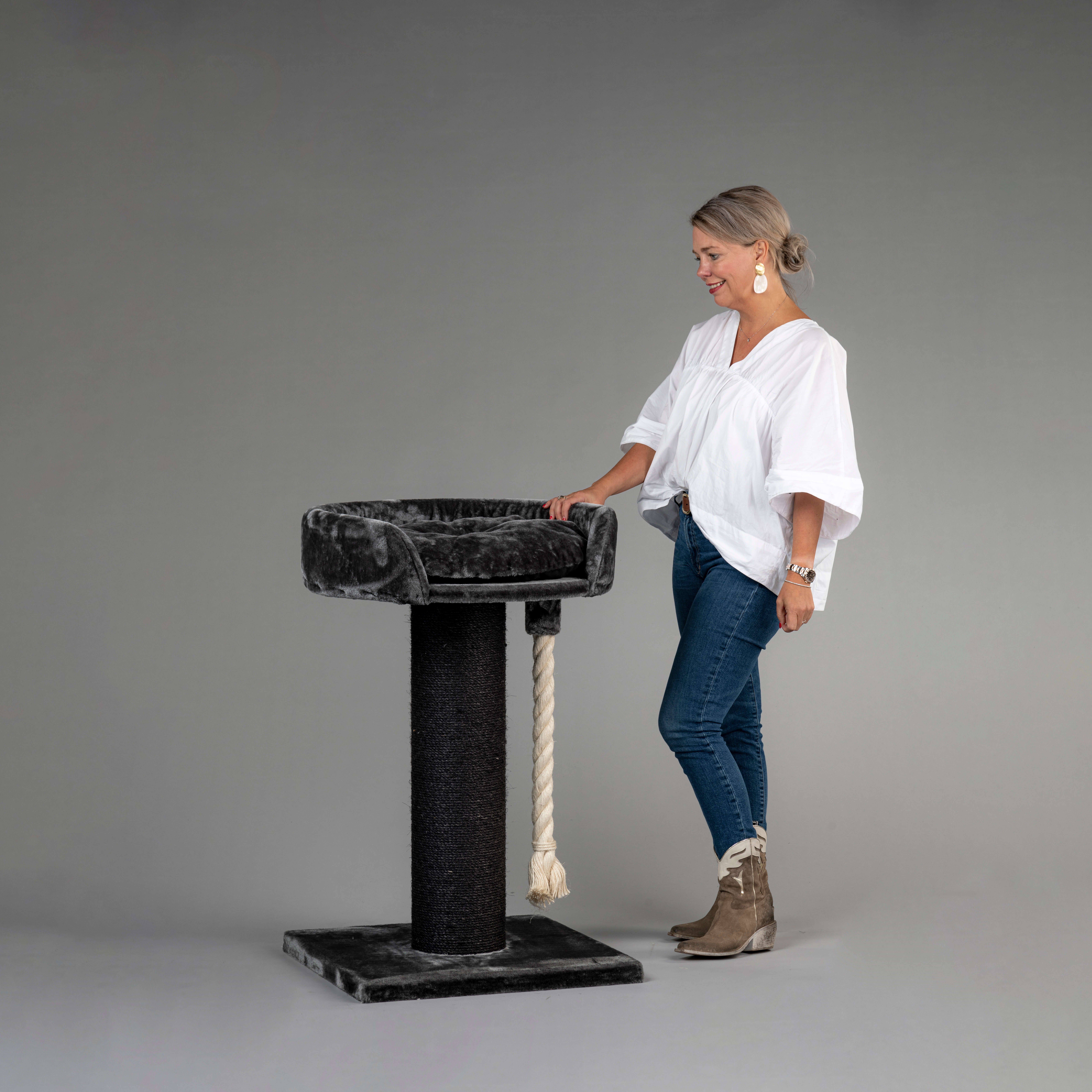 Rascador Chartreux Blackline Dark Grey color Gris, , large Imagen numero 2