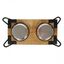 Rosewood Comedero Doble Elevado Beige para perros, , large indicador imagen numero 4