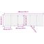 vidaXL Puerta para perros plegable 6 paneles madera álamo marrón 300cm, , large indicador imagen numero 5