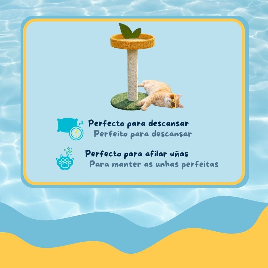 Summer Vibes Poste Rascador Fruta Naranja para gatos, , large Imagen numero 3