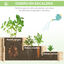 Outsunny Jardinera Madera Natural, , large indicador imagen numero 5