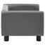 Vidaxl sofá rectangular gris oscuro para perros, , large indicador imagen numero 5