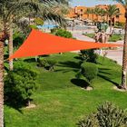 Toldo vela de triángulo Outsunny para jardín color Naranja, , large image number null