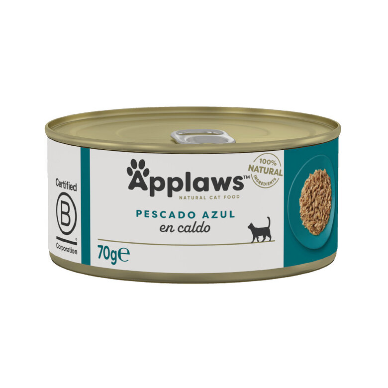 Applaws Ocean Fish comida húmeda para gatos en lata con pescado azul