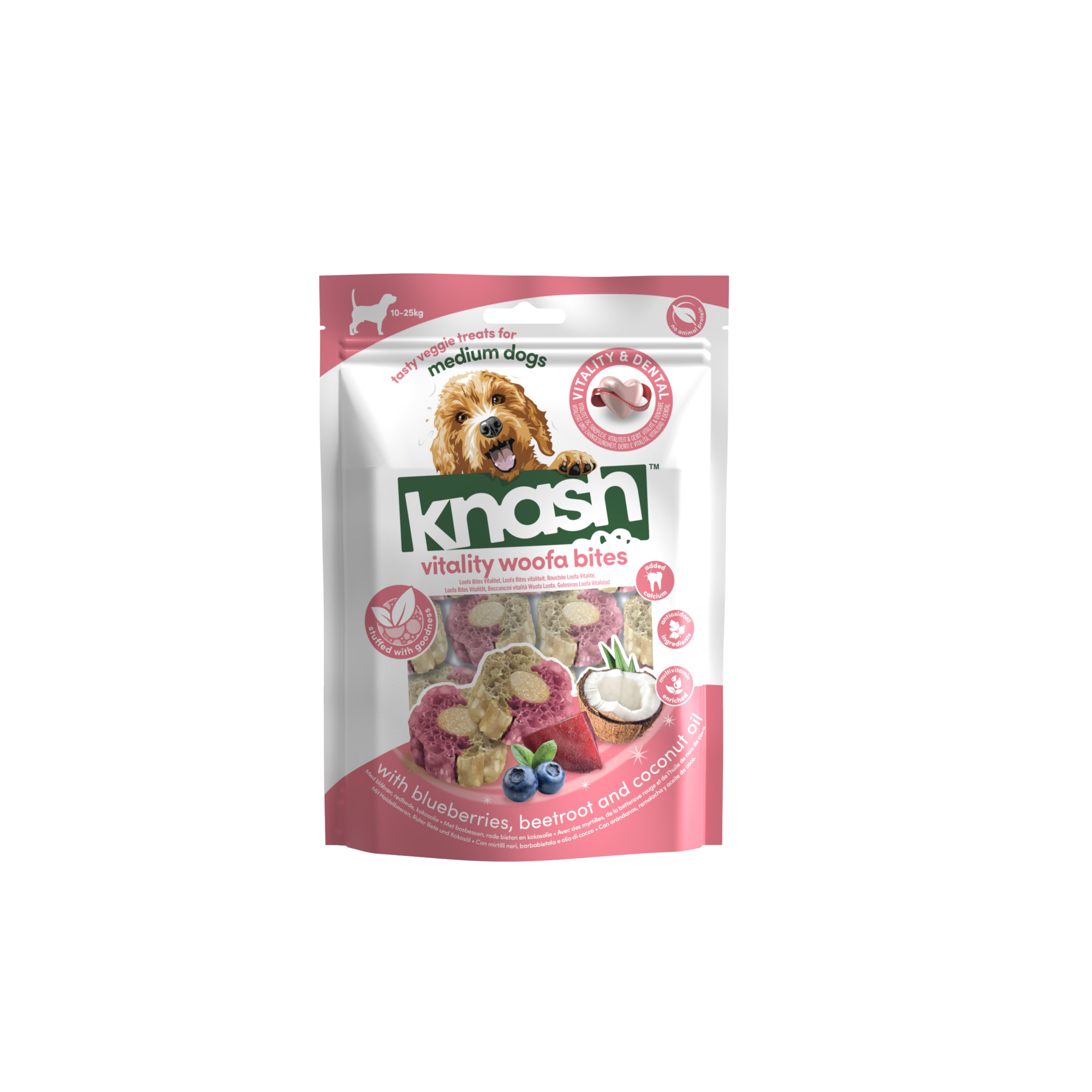 KNASH BITES VITALITY DE AR&Aacute;NDANOS, COCO Y REMOLACHA 2 boslas x 100g, , large Imagen numero 3