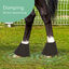 Nobleza - Campanas para Caballos, Campanas de Saltar de Neopreno, Protección para Pezuñas para Equitación (Negro), , large indicador imagen numero 3