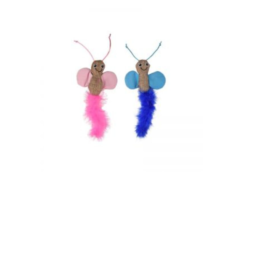 Juguete mariposa para 2025 gatos