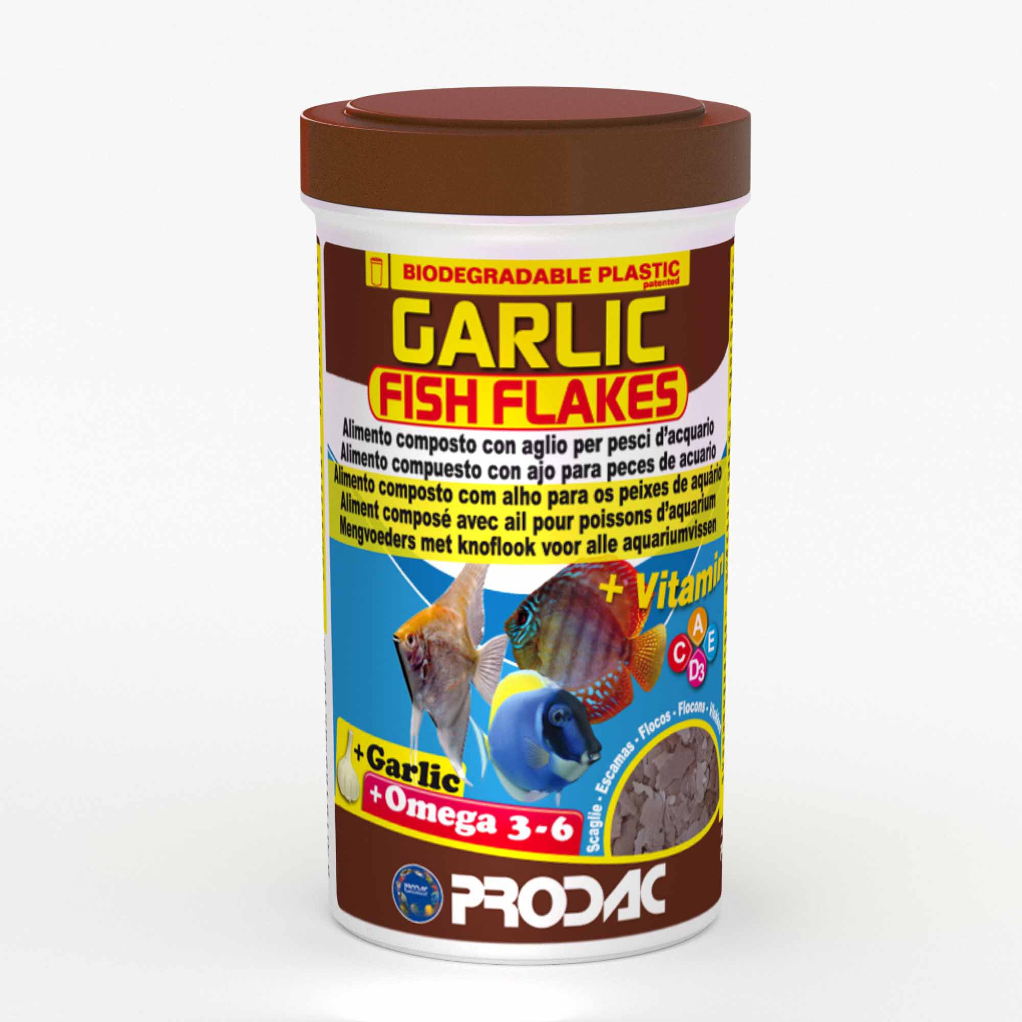 Prodac Garlic Fish Flakes Suplemento alimenticio para peces