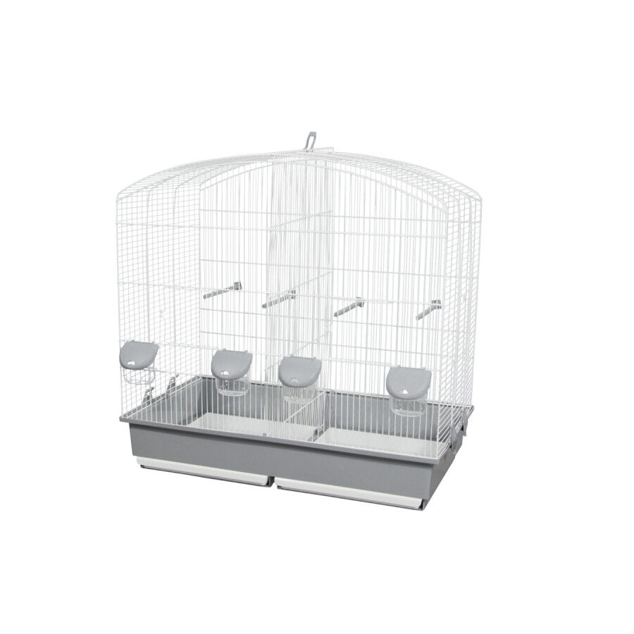 TPTG Jaula 661 blanca para pájaros