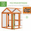PawHut Gallinero Madera Natural, , large indicador imagen numero 5