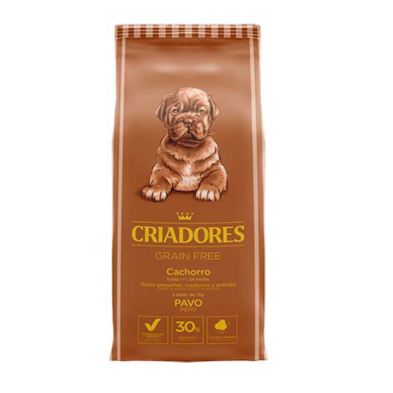 Criadores Grain Free Pavo pienso para cachorros image number null