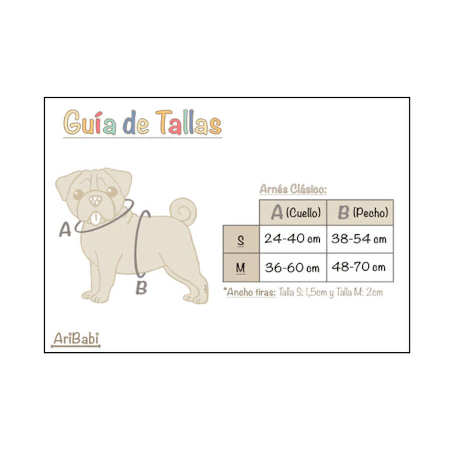 Aribabi ARNÉS CLÁSICO COOKIES PARA MASCOTAS thumbnail