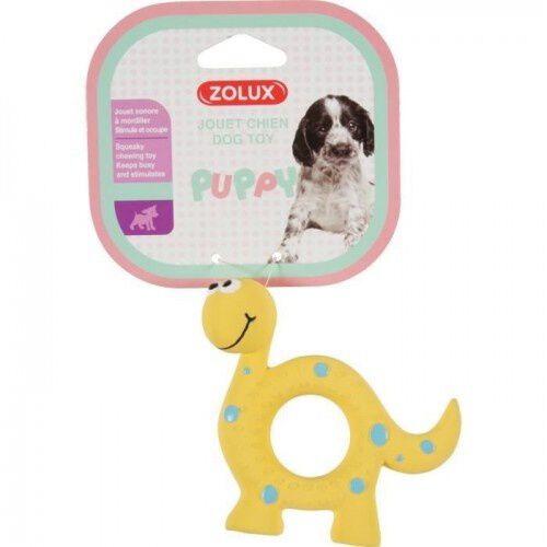 ZOLUX juguete dinosaurio con sonido amarillo para cachorros, , large Imagen numero 2