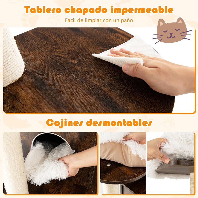 Costway Árbol Madera para Gatos thumbnail