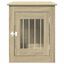 vidaXL Jaula para perros madera de ingeniería roble Sonoma 55x80x68 cm, , large indicador imagen numero 9