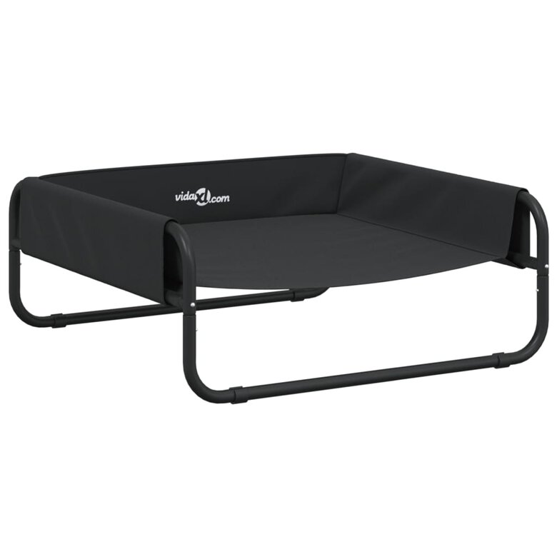 VidaXL Cama elevada para perros tela oxford y acero gris antracita