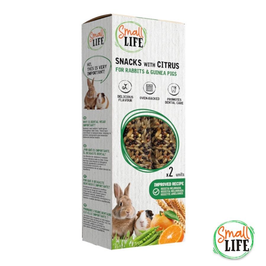 4 barritas Small Life Barritas Snack con C&iacute;tricos para conejos y cobayas &iexcl;Pack Ahorro!, , large Imagen numero 1