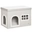 Casa plegable para gatos interior color Gris, , large indicador imagen numero 1