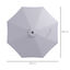 Outsunny Toldo de Sombrilla Gris, , large indicador imagen numero 3