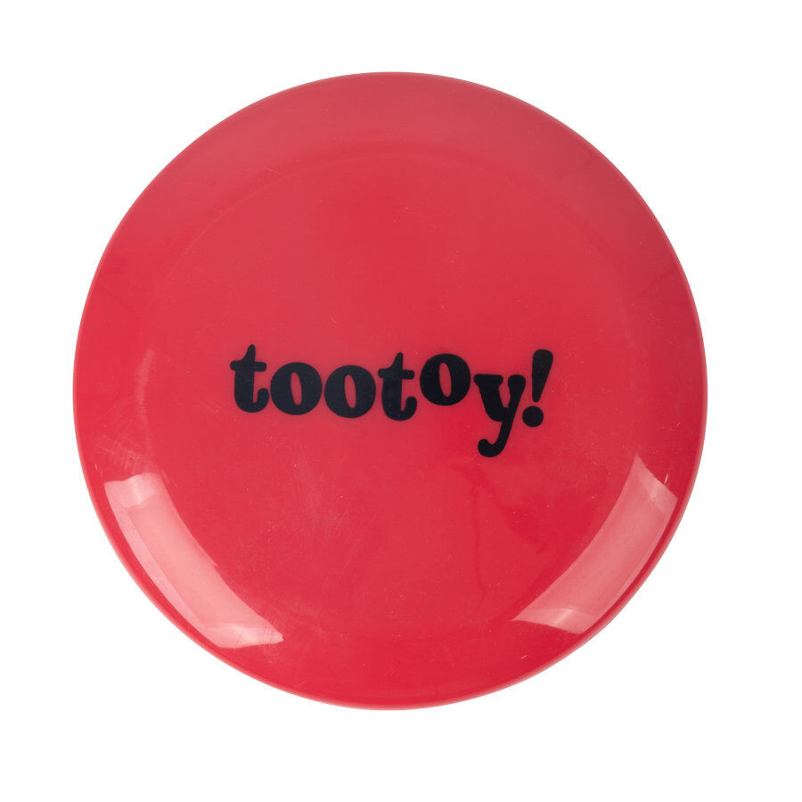 Tootoy! Flying disc Red Frisbee Rojo para perros thumbnail