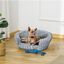 PawHut cama de mimbre gris para perros, , large indicador imagen numero 2