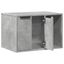 vidaXL Mueble arenero para gatos madera gris hormigón, , large indicador imagen numero 4