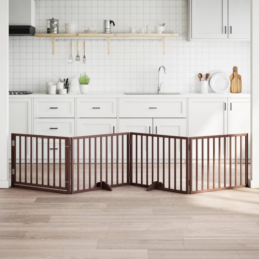 VidaXL Puerta Plegable Madera para Perros thumbnail