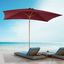 Sombrilla tipo parasol Outsunny color Vino, , large indicador imagen numero 2