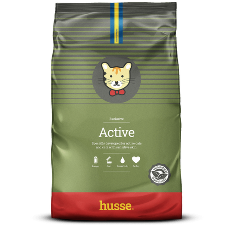 Pienso Husse Active para gatos sabor Pollo, , large image number null