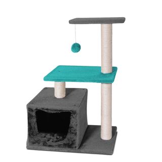 Platz K9 Arbol Con Casa Azul para gatos