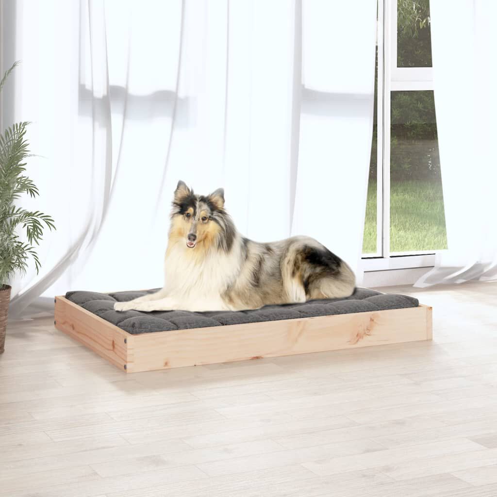 VidaXL Estructura rectangular cama de madera para perros thumbnail