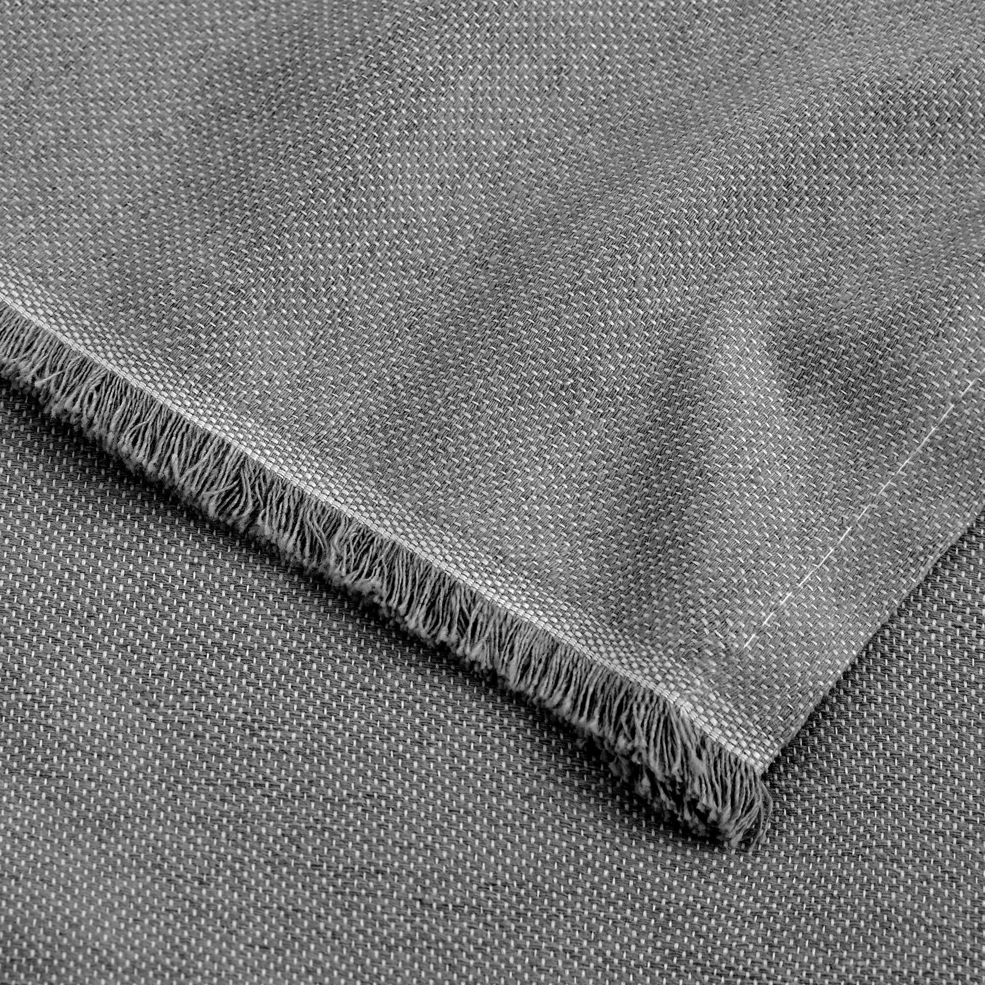 Plaid  Liso140x190 cm  Gris Oscuro, , large Imagen numero 3