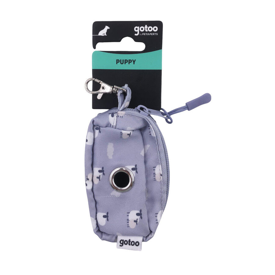 Gotoo Porta bolsas estampado gris para perros, , large Imagen numero 4