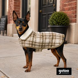 Gotoo Chaqueta Tart&aacute;n Cuadros para perros