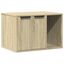 vidaXL Mueble arenero para gatos madera roble Sonoma, , large indicador imagen numero 6
