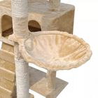 Rascador para gatos con condominios color Beige, , large image number null