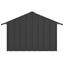 vidaXL Caseta para perros con techo acero galvanizado 83x130x85 cm, , large indicador imagen numero 4