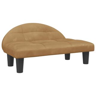 Vida XL Cama de color Marrón en forma de sofá para perros